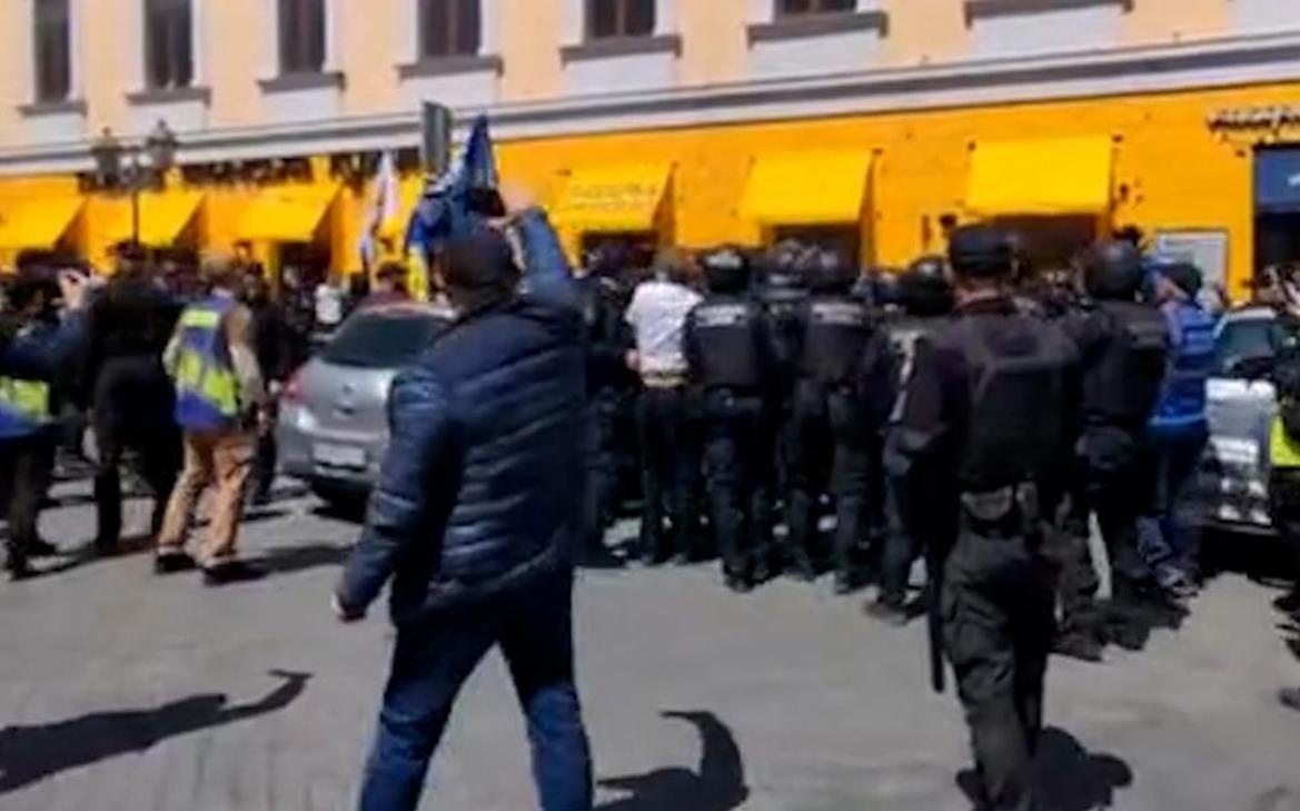 Конфликт в Одессе: полиция против противников ЛГБТ-парада