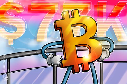 Биткойн выше $77K: Почему рост продолжается несмотря на отток из ETF