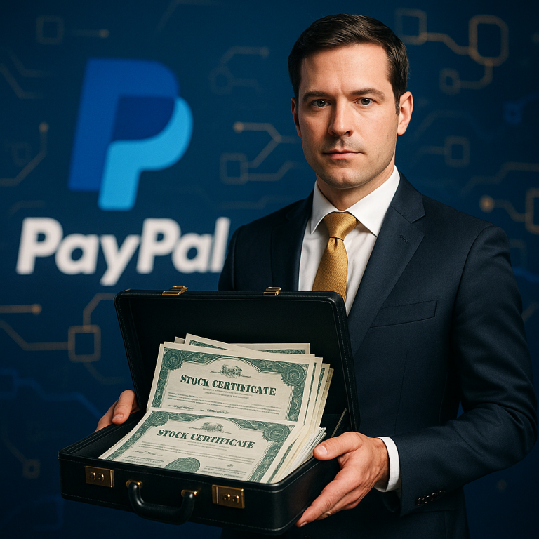 Президент PayPal продает акции на $183,944 - что это значит для инвесторов?