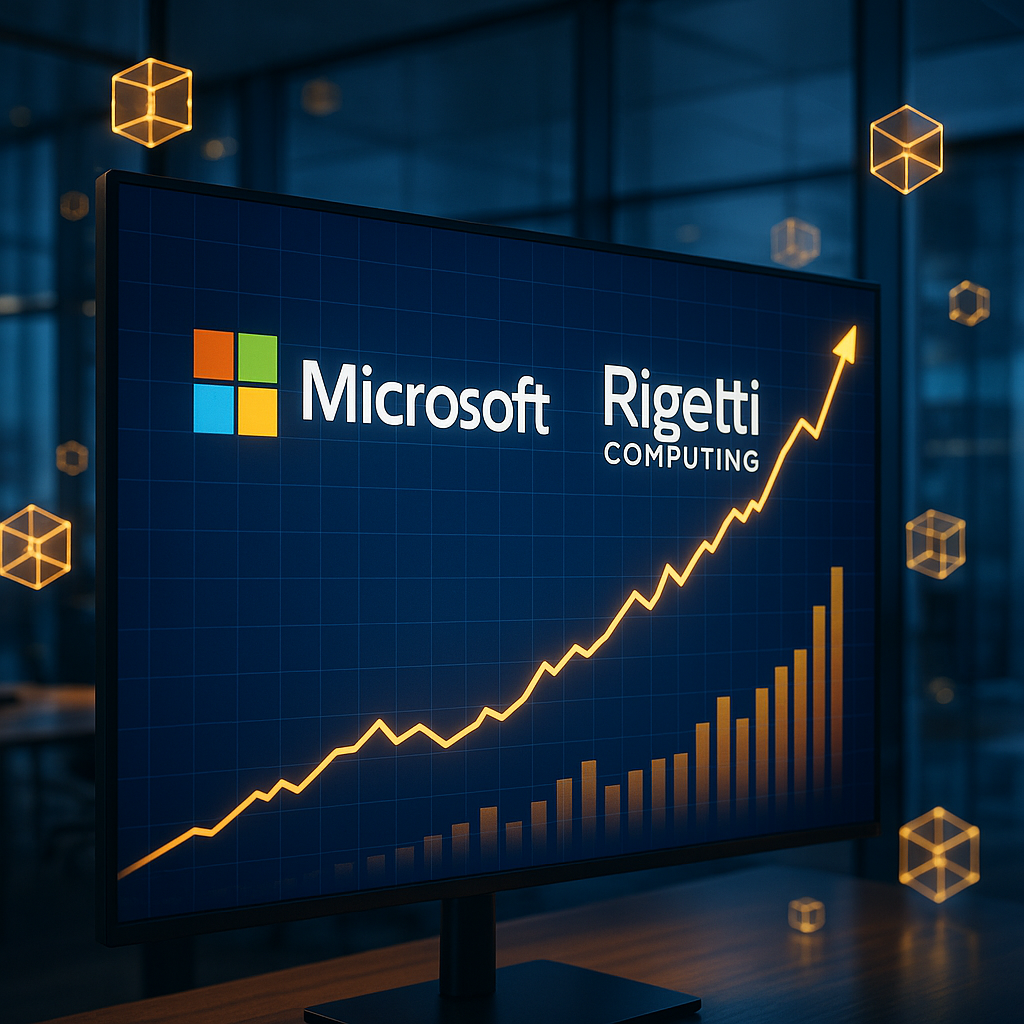 Почему акции Rigetti Computing растут? Обзор сотрудничества с Microsoft и потенциала рынка