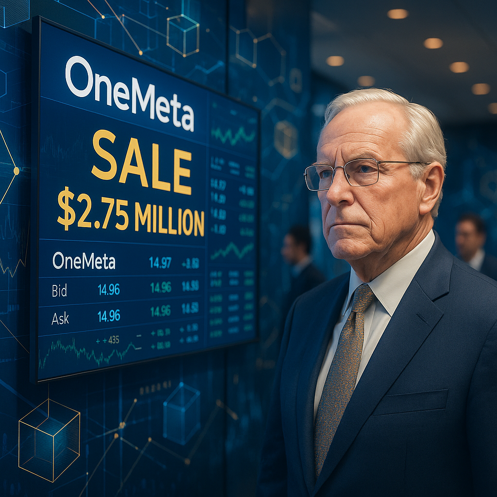 Rowland W. Day II продает акции OneMeta за $2,75 млн: что это значит для инвесторов?