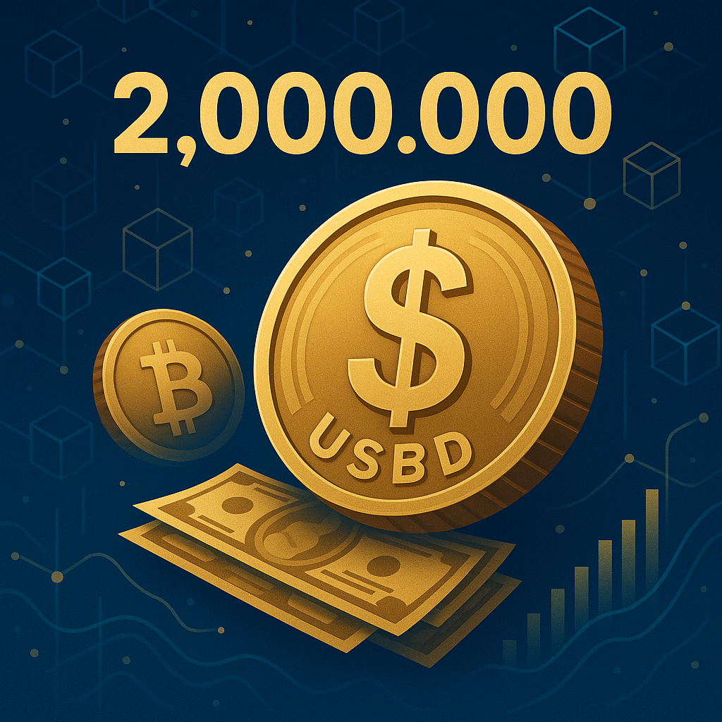 2 миллиона долларов для нового стейблкоина USBD
