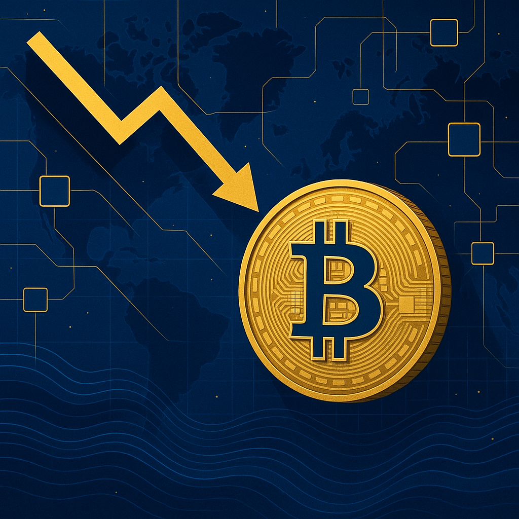 Биткойн падает на 74.5k из-за геополитики