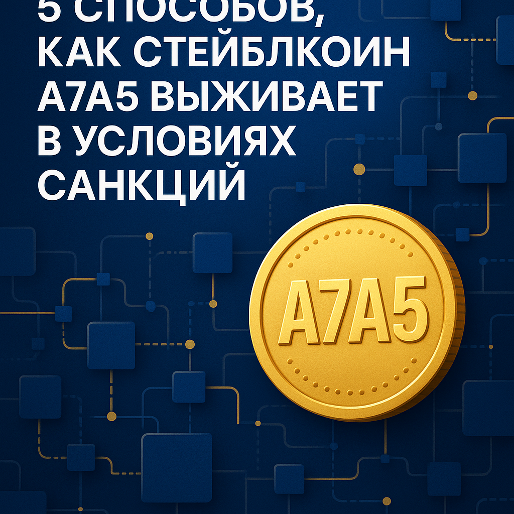 5 способов, как стейблкоин A7A5 выживает в условиях санкций