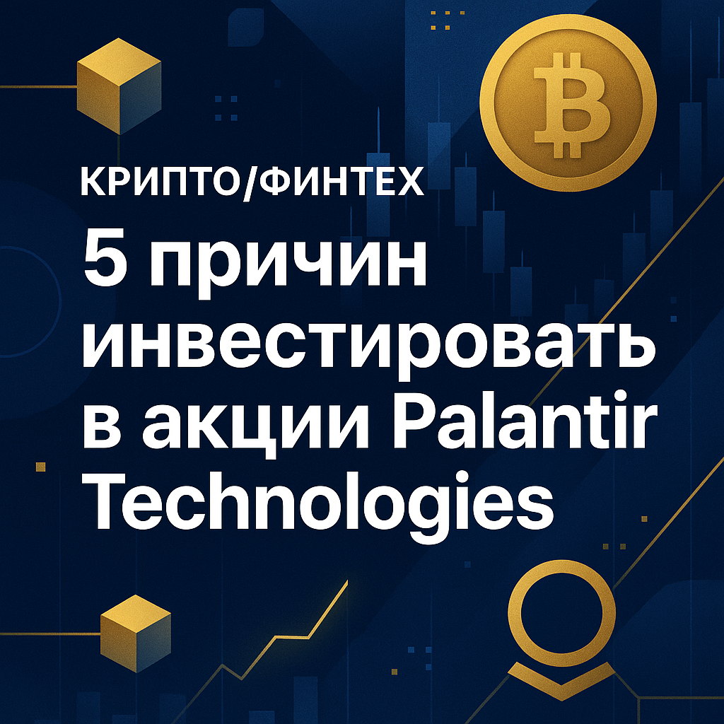 5 причин инвестировать в акции Palantir Technologies
